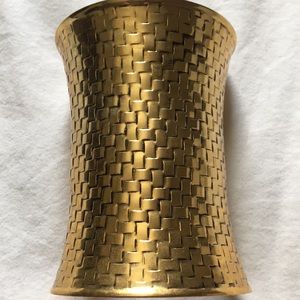 BCBG goldtone cuff bracelet